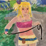 Lucy Heartfilia Cracking her whip