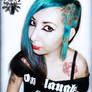 Turquoise and leopard print hair*_*