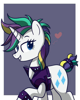 Punk Rarity Screencap Explore the Best Raripunk Art | DeviantArt