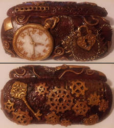 Steampunk eyeglasses case