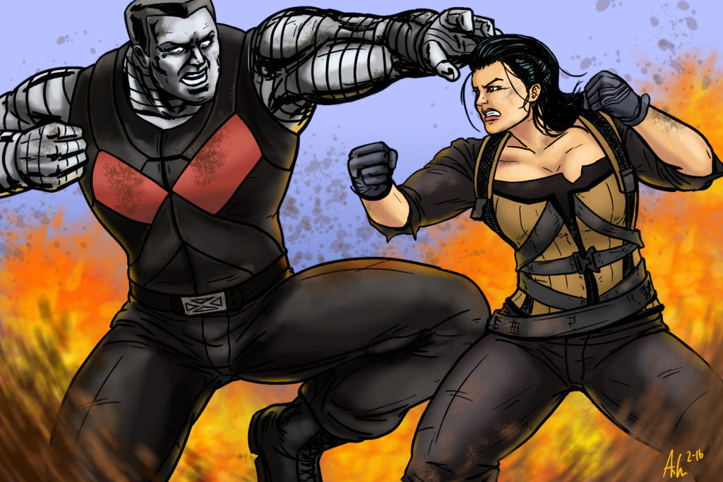 Angel Dust Vs Colossus By Ray Norr On Deviantart Angel Dust Vs Colossus By Ray Norr On Deviantart