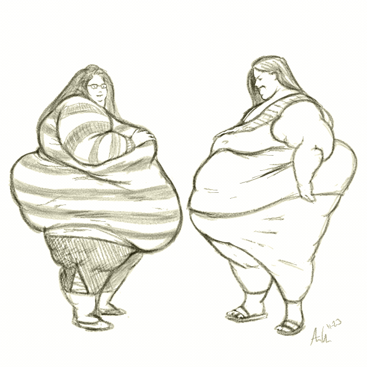 Two Fat Ladies By Ray Norr On DeviantArt two-fat-ladies-by-ray-norr-on-deviantart
