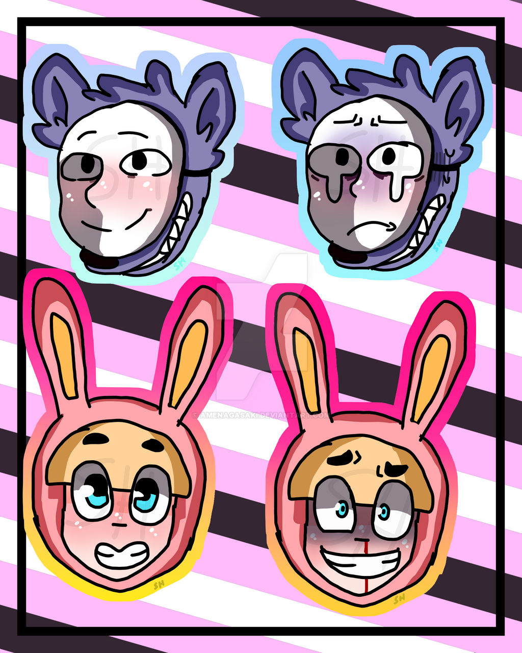 Popee the performer stickers(?) by AmeNagasaki on DeviantArt