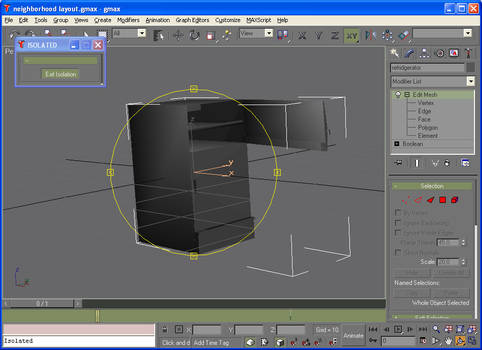 simple 3D modeled fridge