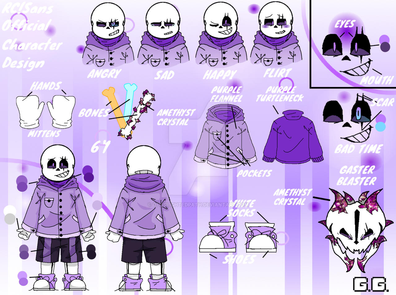 RC!Sans Official Character Design by OnesLightedPath on DeviantArt