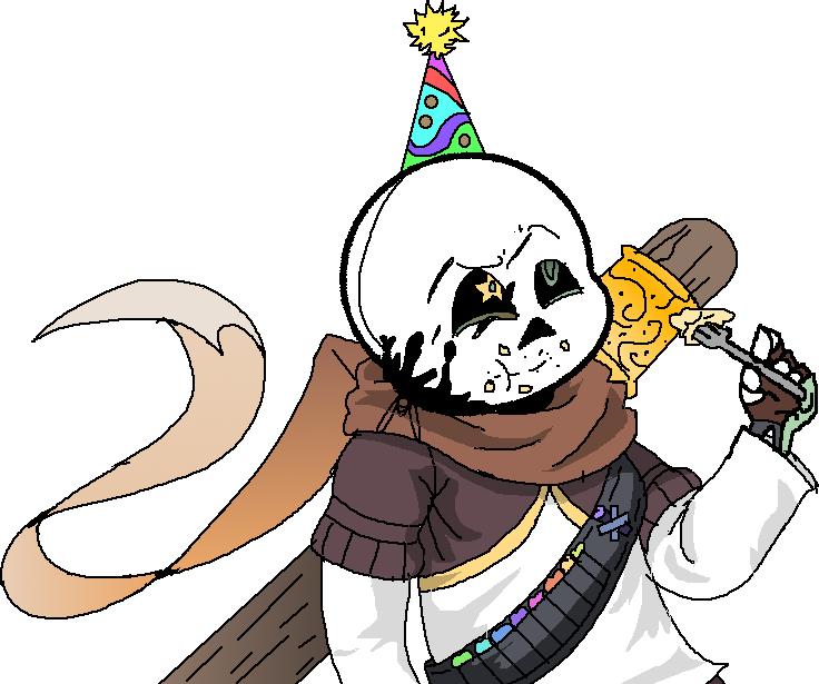 Ink!Sans b-day png by GyalGary on DeviantArt