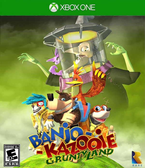 Banjo Kazooie: Nuts and Bolts Xbox 360 Box Art Cover by Betakyte