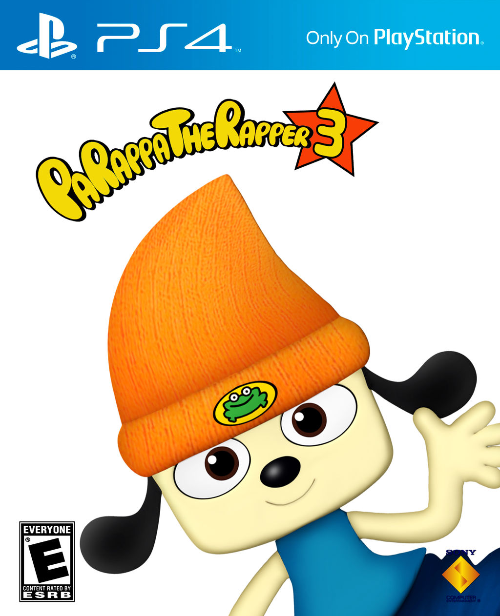 PaRappa The Rapper 3 - PS4 Front Cover by CreativeAnthony on DeviantArt