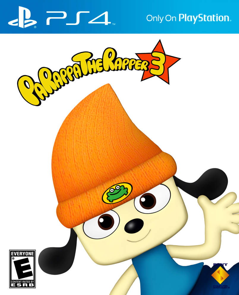 PaRappa The Rapper 3 - PS4 Front Cover by CreativeAnthony on