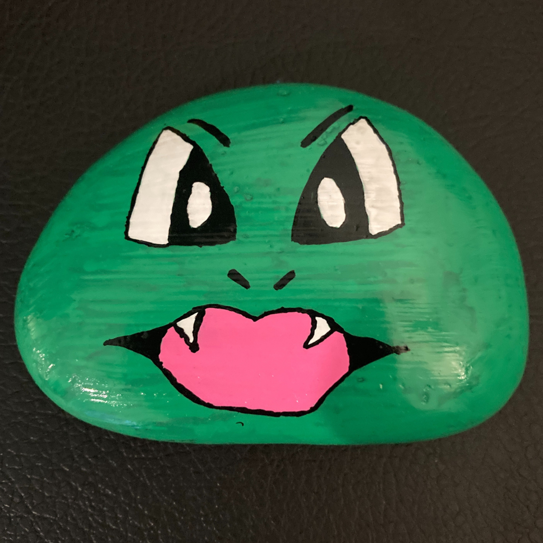 Bulbasaur Rock Painting by KraftKreator on DeviantArt