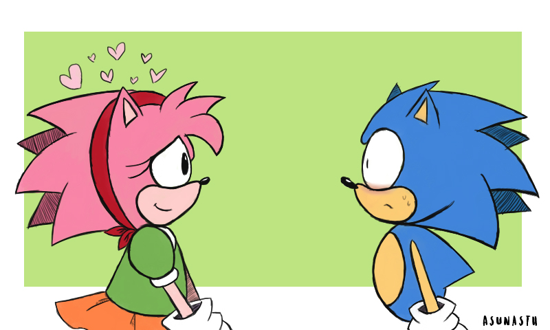 Classic Sonamy (In Coloring) by AsunaSTH99 on DeviantArt