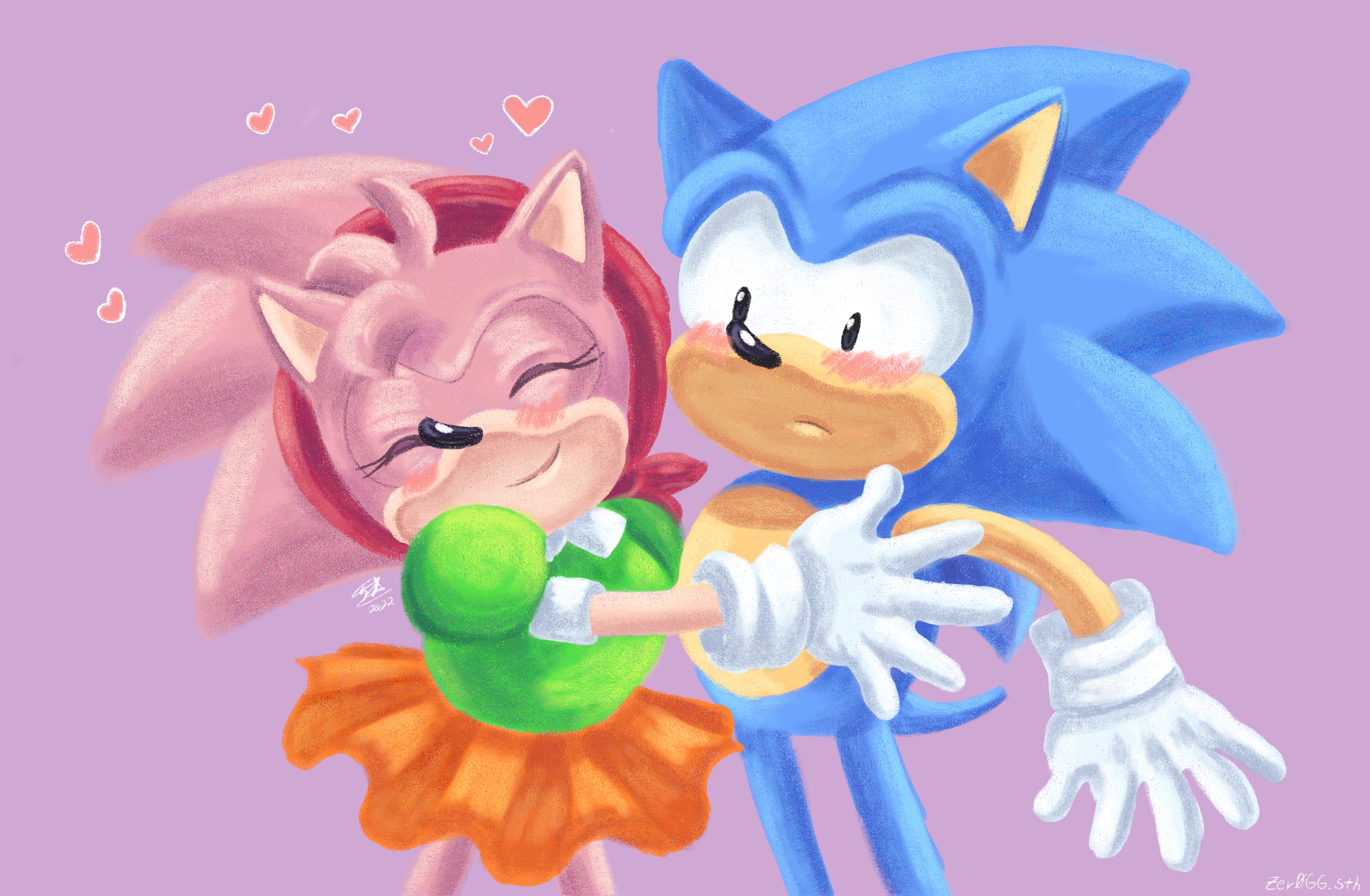 Classic Sonamy by Deaream on DeviantArt