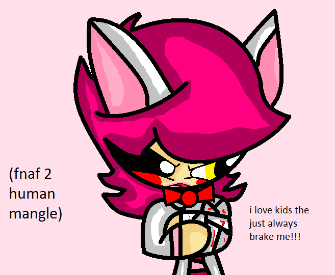 Human Mangle Fnaf 2 By Vegetto12 On Deviantart.