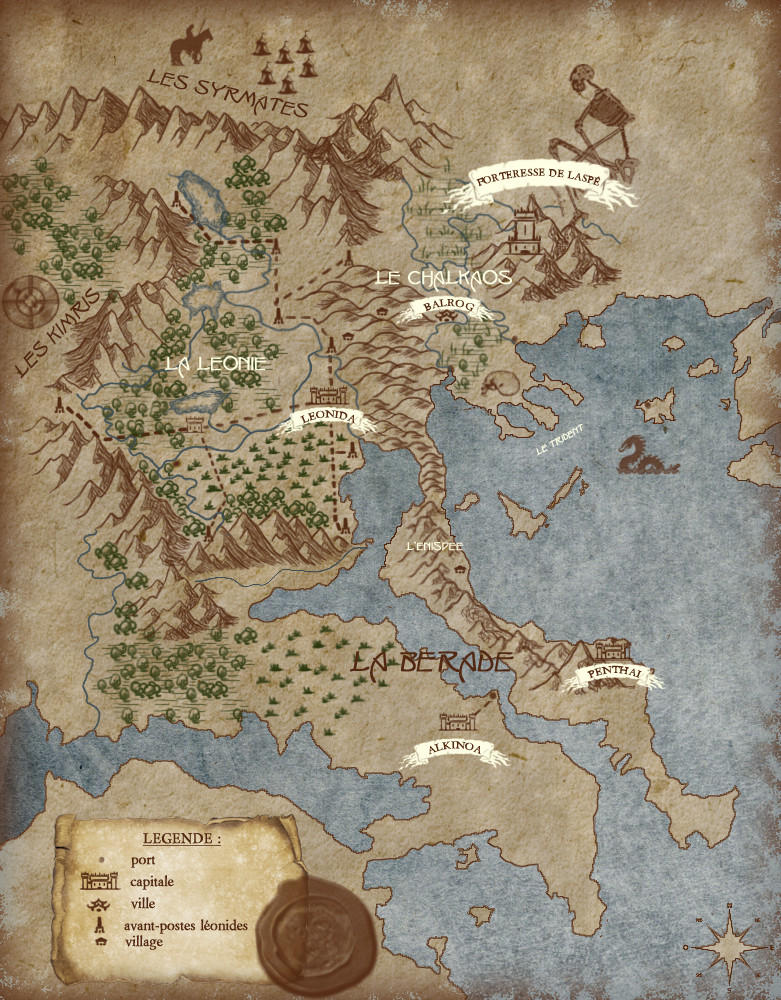 Fantasy Map by simorette on DeviantArt