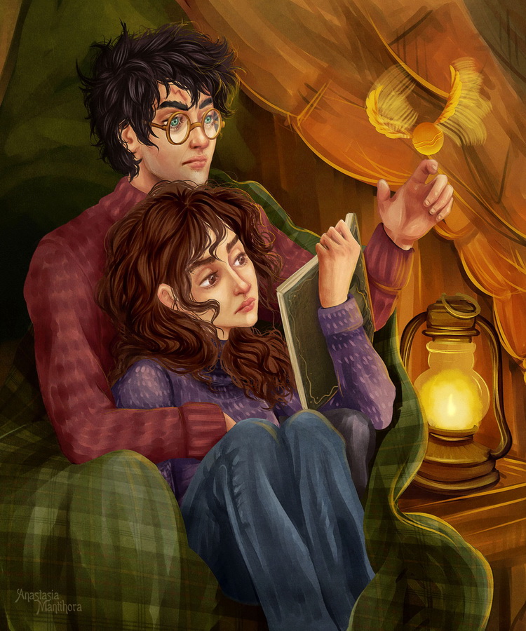Harry Potter And Hermione Granger Fan Art harry-potter-and-hermione-granger-fan-art
