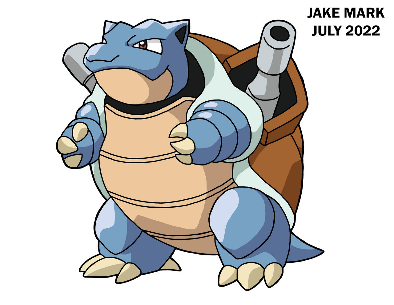 Blastoise by DrawingJakeM on DeviantArt