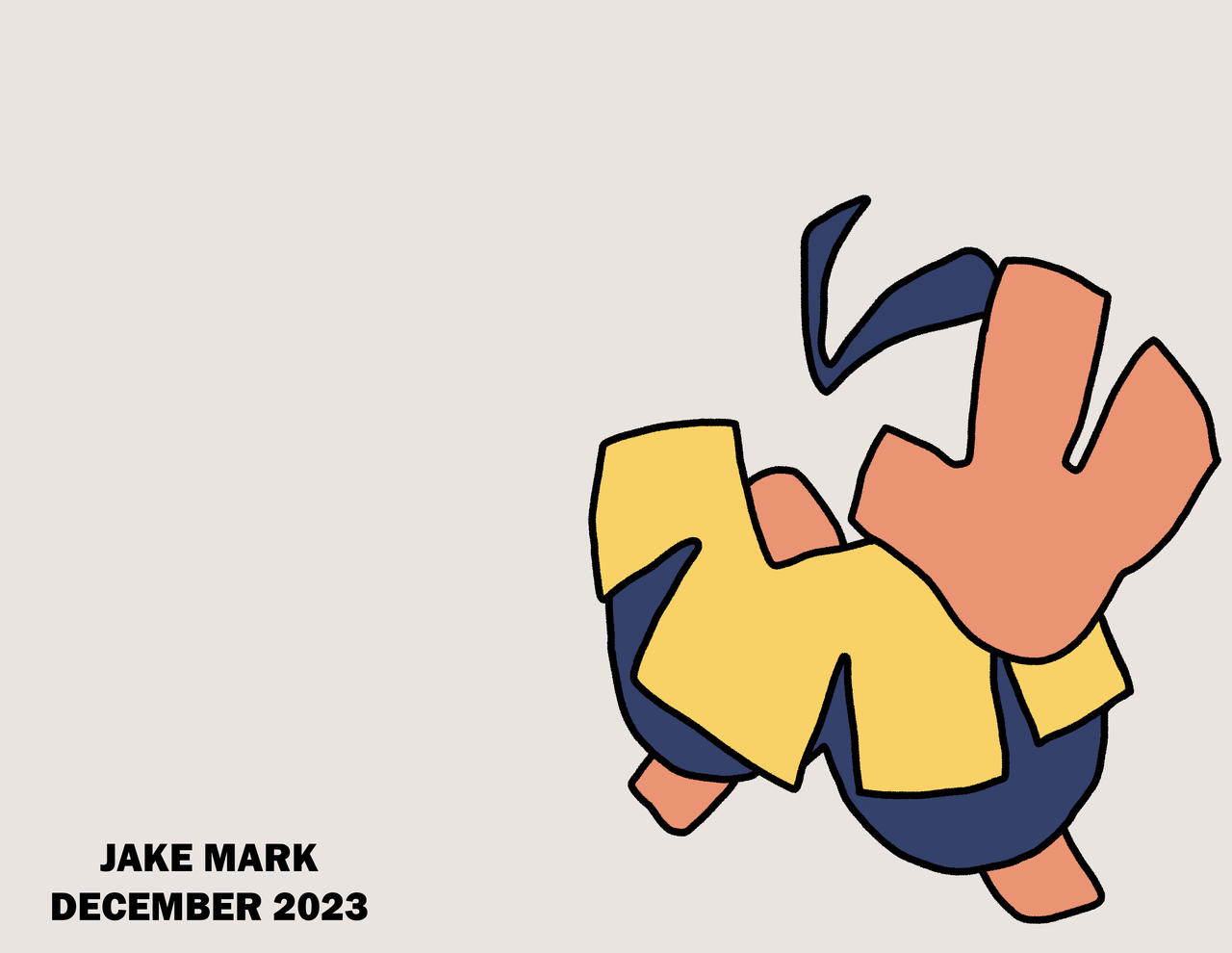 Minimalist Hariyama Wallpaper by DrawingJakeM on DeviantArt