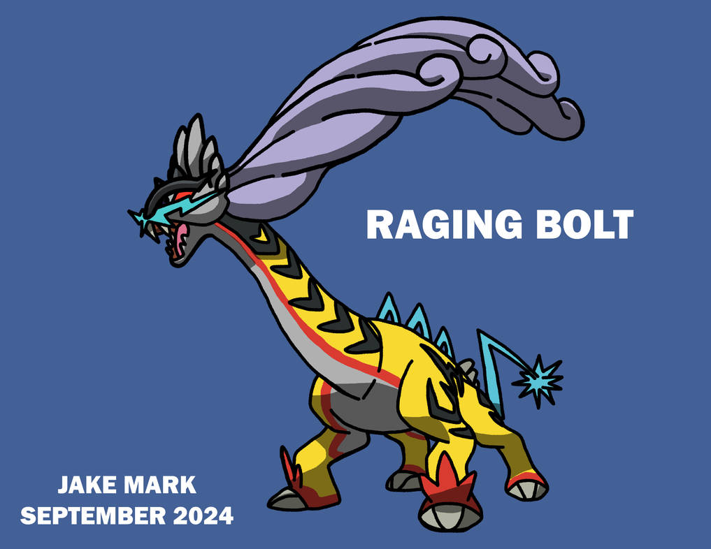 Max Rarity Raging Bolt Raging Bolt by DrawingJakeM on DeviantArt