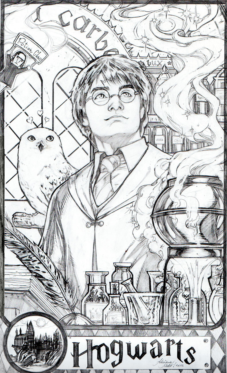 Harry Potter pinup