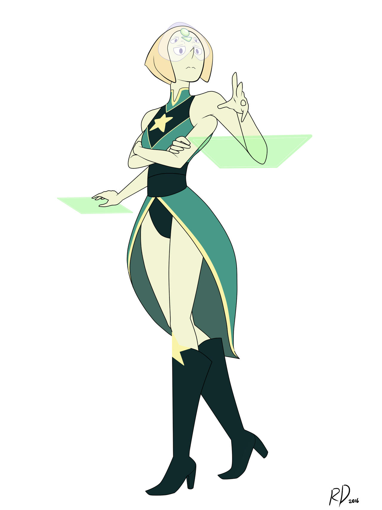 Fan Fusion: Pearl x Peridot