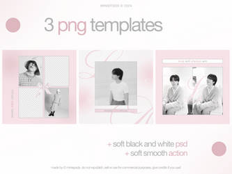 #1 pngs templates + psd and action (by miniepsds)