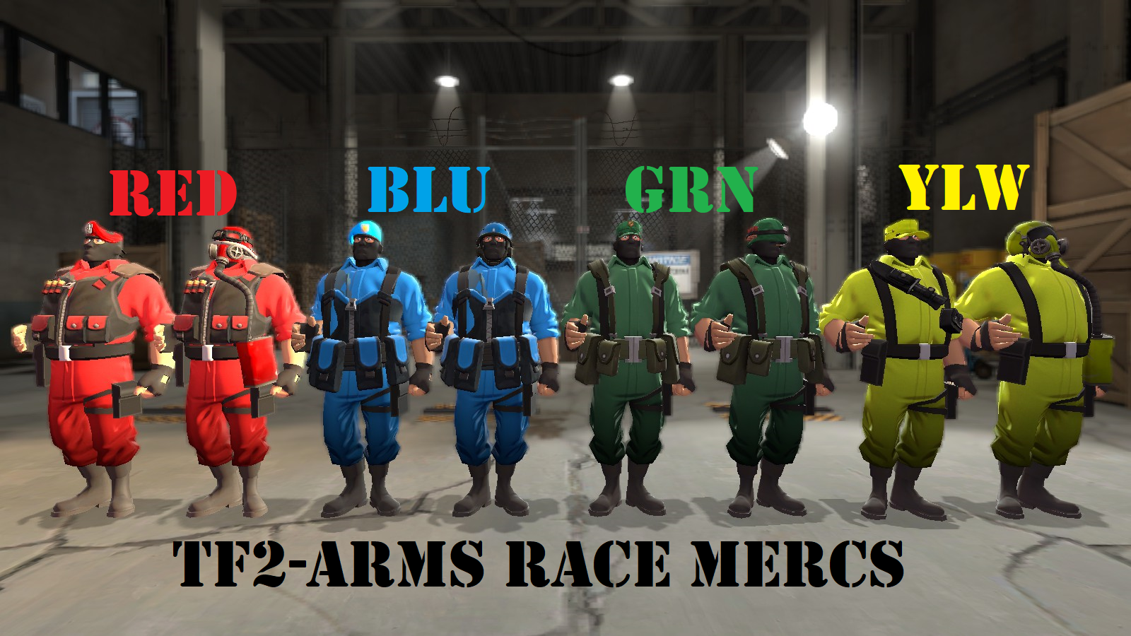 Tf2 Racing (Gmod) TF2-ARMS RACE MERCS by WeatherupStormz on DeviantArt