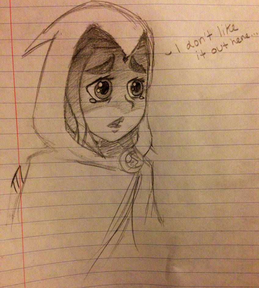 Sketching in class 1#: TTG Timid Raven by TEENTITAN7 on DeviantArt