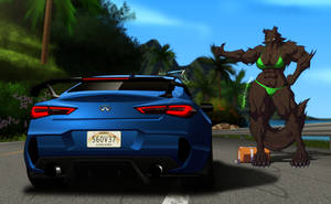 [FANART] Sam, The Hitchhiking Werewolf -Scene-