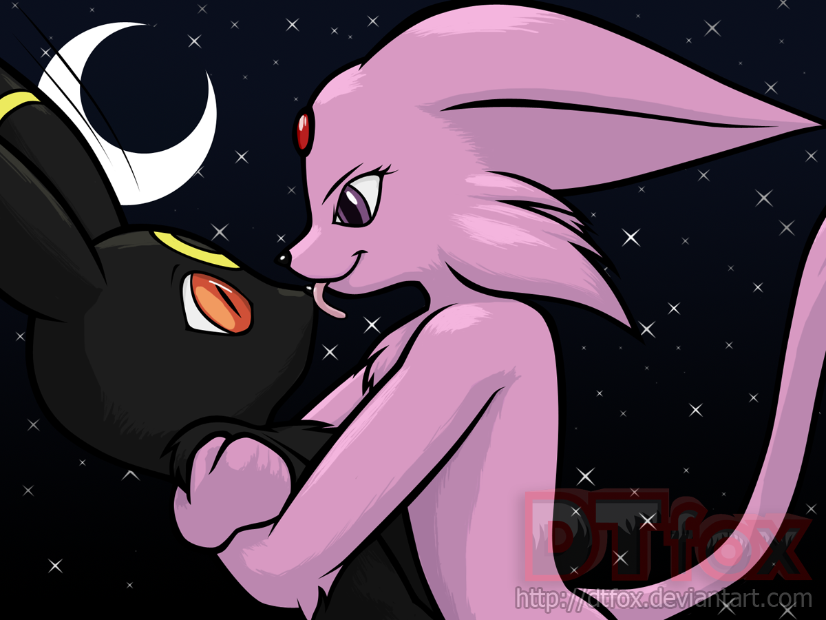 Espeon and Umbreon