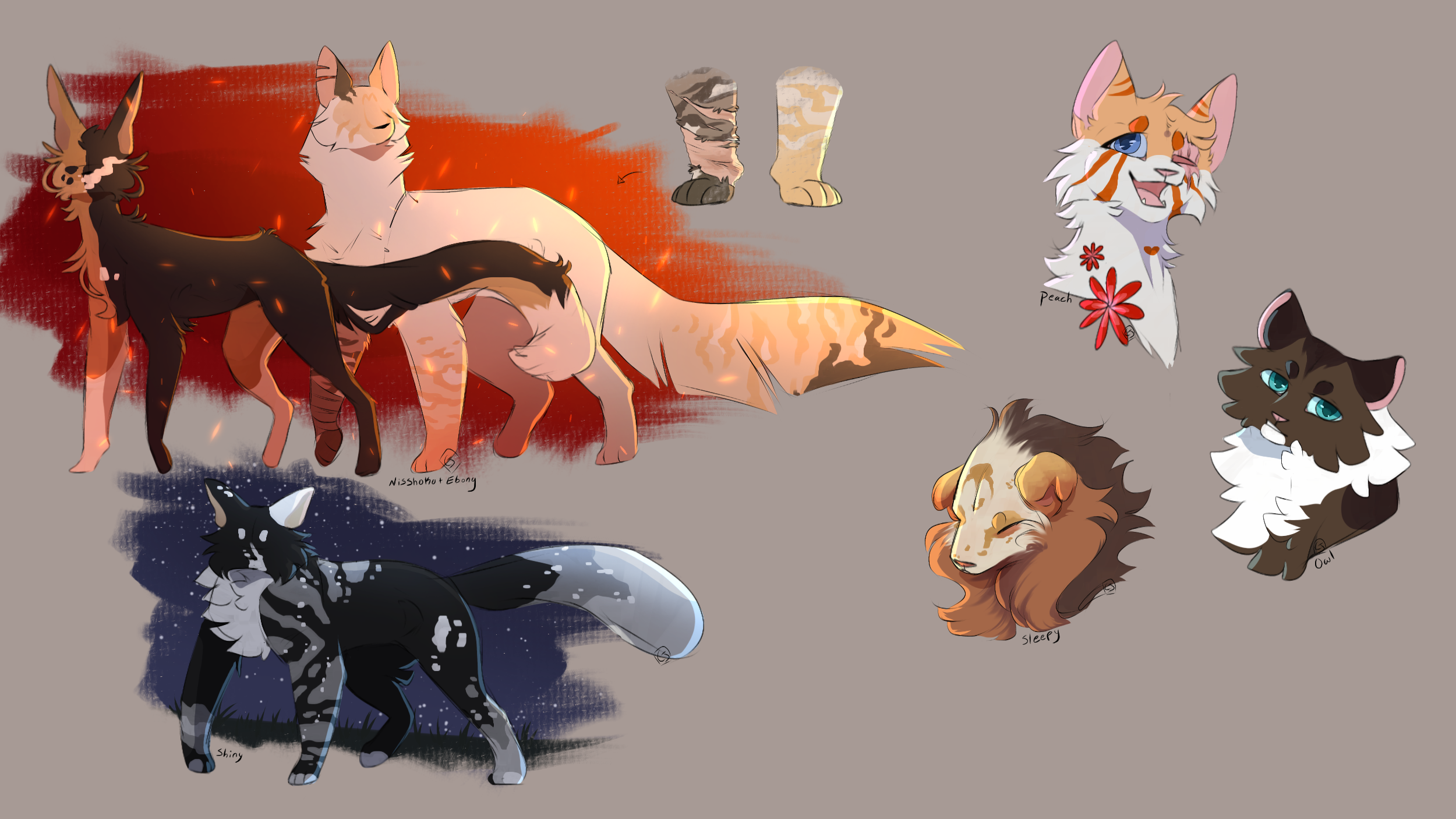 MCYT Warrior Cats AU 2 by aoifehorse on DeviantArt