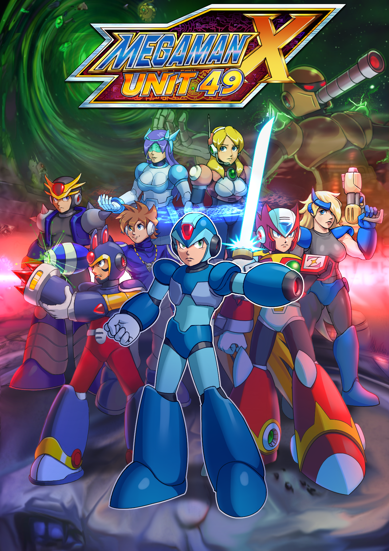 Mega Man X: Unit 49 Cover Art