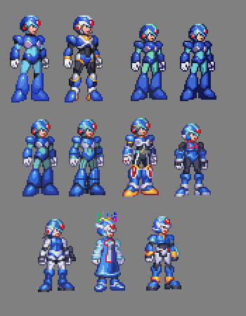 Some Pixel Art Tests With Mega Man X By Irregularsaturn On Deviantart