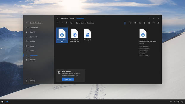 File Explorer 2.0 - Win10 Project Neon Concept