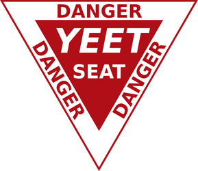 Yeet Seat Decal