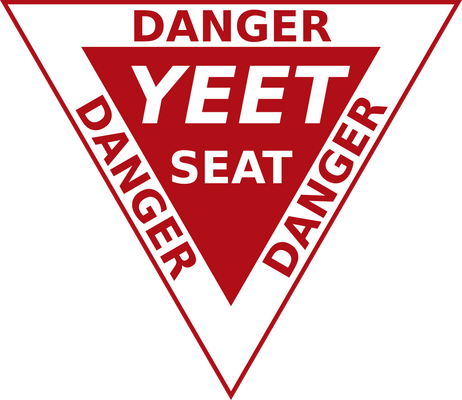 Yeet Seat Decal