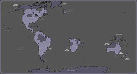 Nineteen-Eighty Four: Map of Oceania