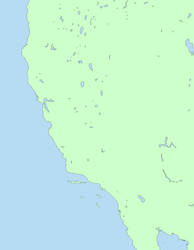 Large California-Nevada Basemap (Plain)