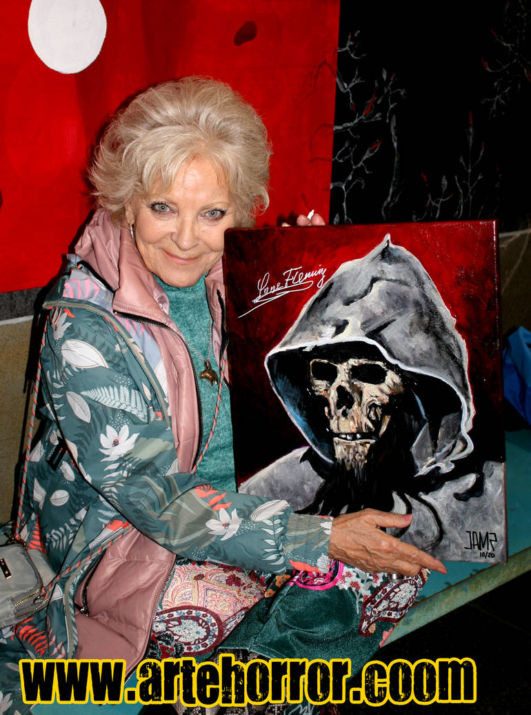 Lone Fleming with my painting by JosefVonDoom on DeviantArt