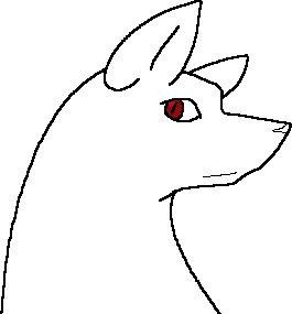 MS Paint Dog Lineart