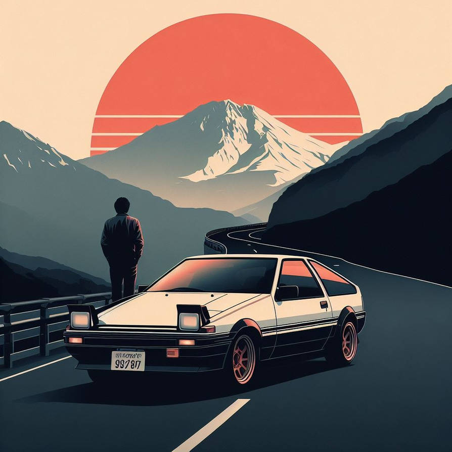 Initial D Takumi Fujiwara's Toyota ae86 by CrazyCopper on DeviantArt