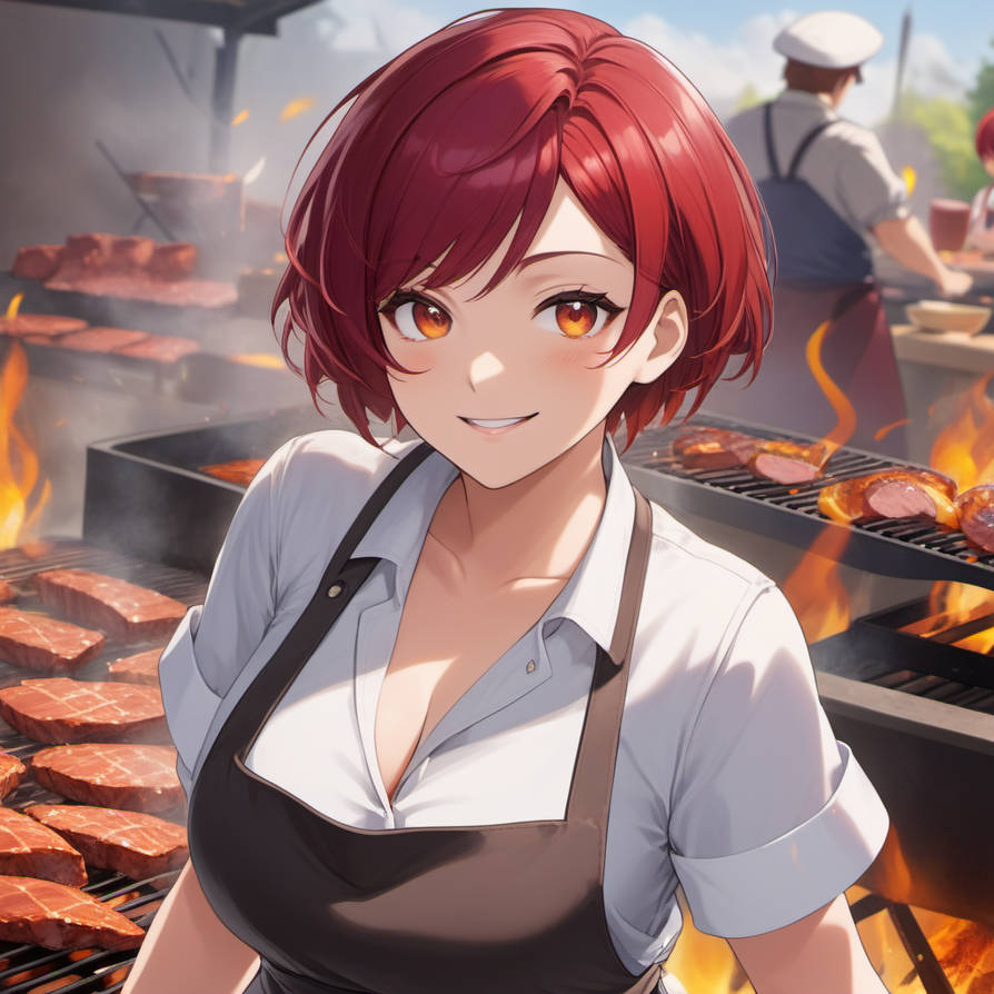Bbq Rabbit Anime Barbeque by absolutelyaperson on DeviantArt