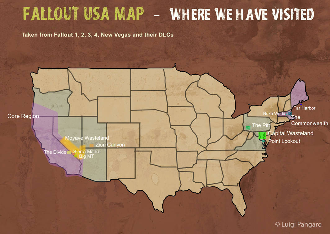 Fallout Map Fallout map