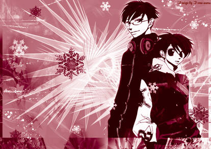 Kyoya and haruhi wallpaper