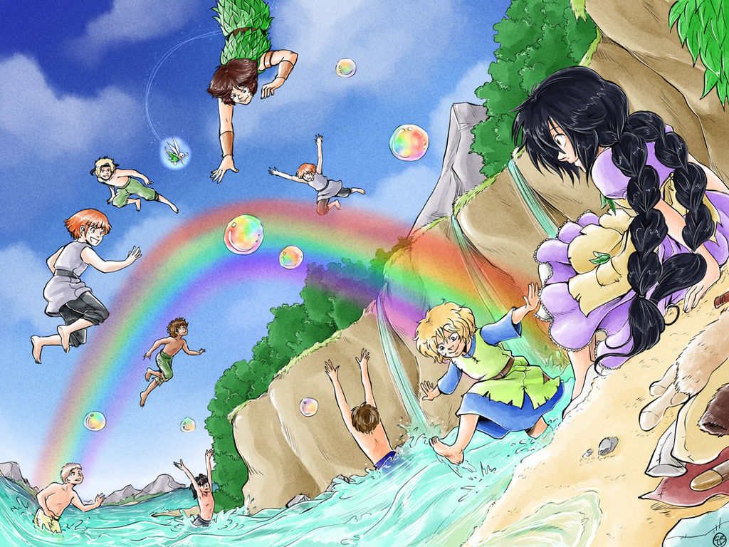 Afternoon at the Lagoon by TriaElf9