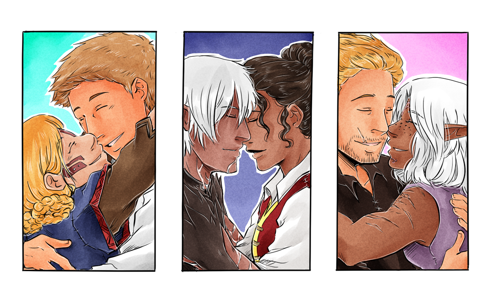 Dragon Age Kisses