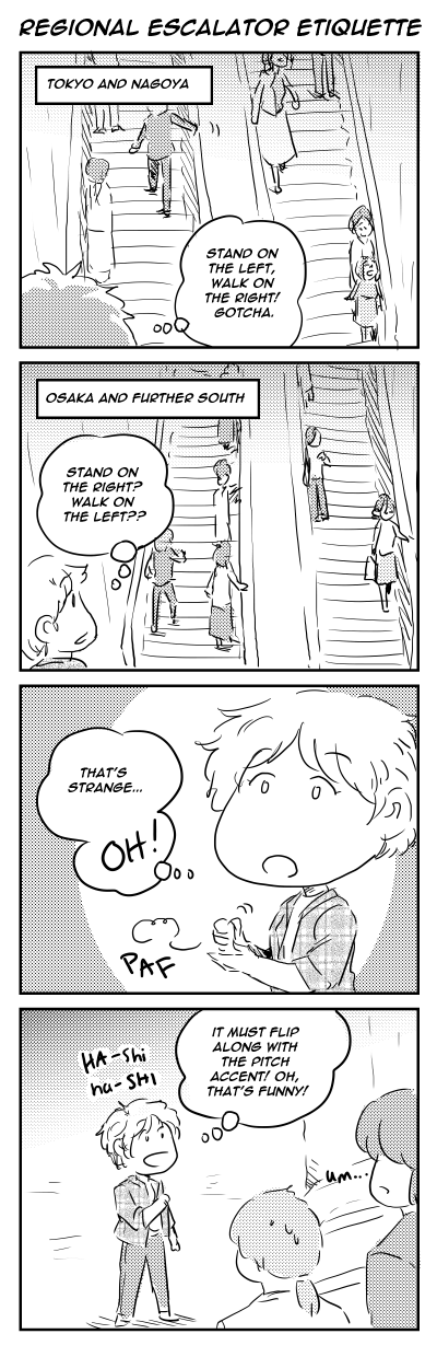 ToaG: Regional Escalator Etiquette by TriaElf9