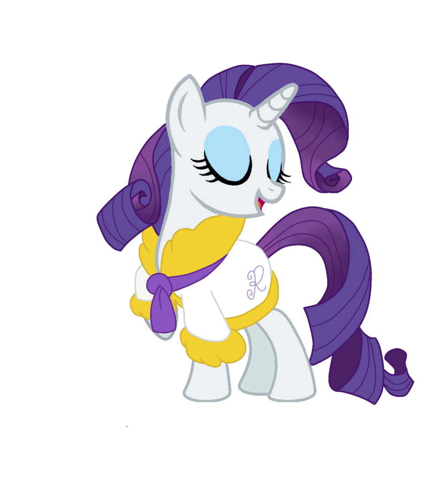 Rarity in Bath Robe Vector by vernorexxia on DeviantArt
