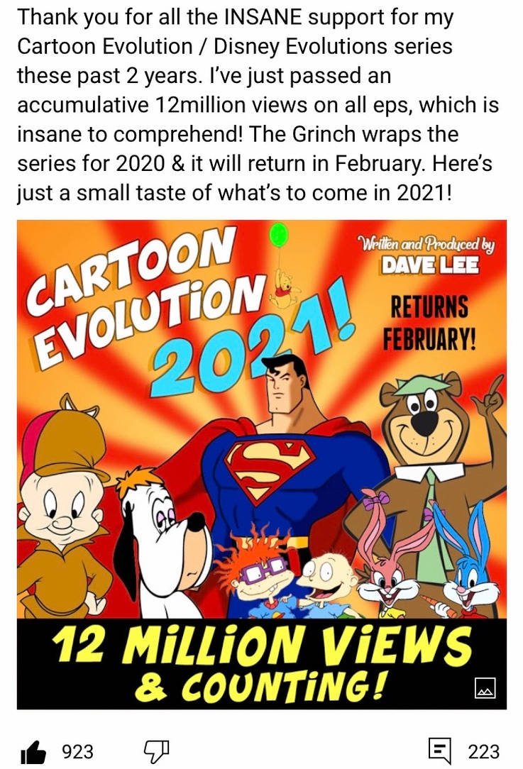 2021 of Cartoon Evolution by RJToons on DeviantArt