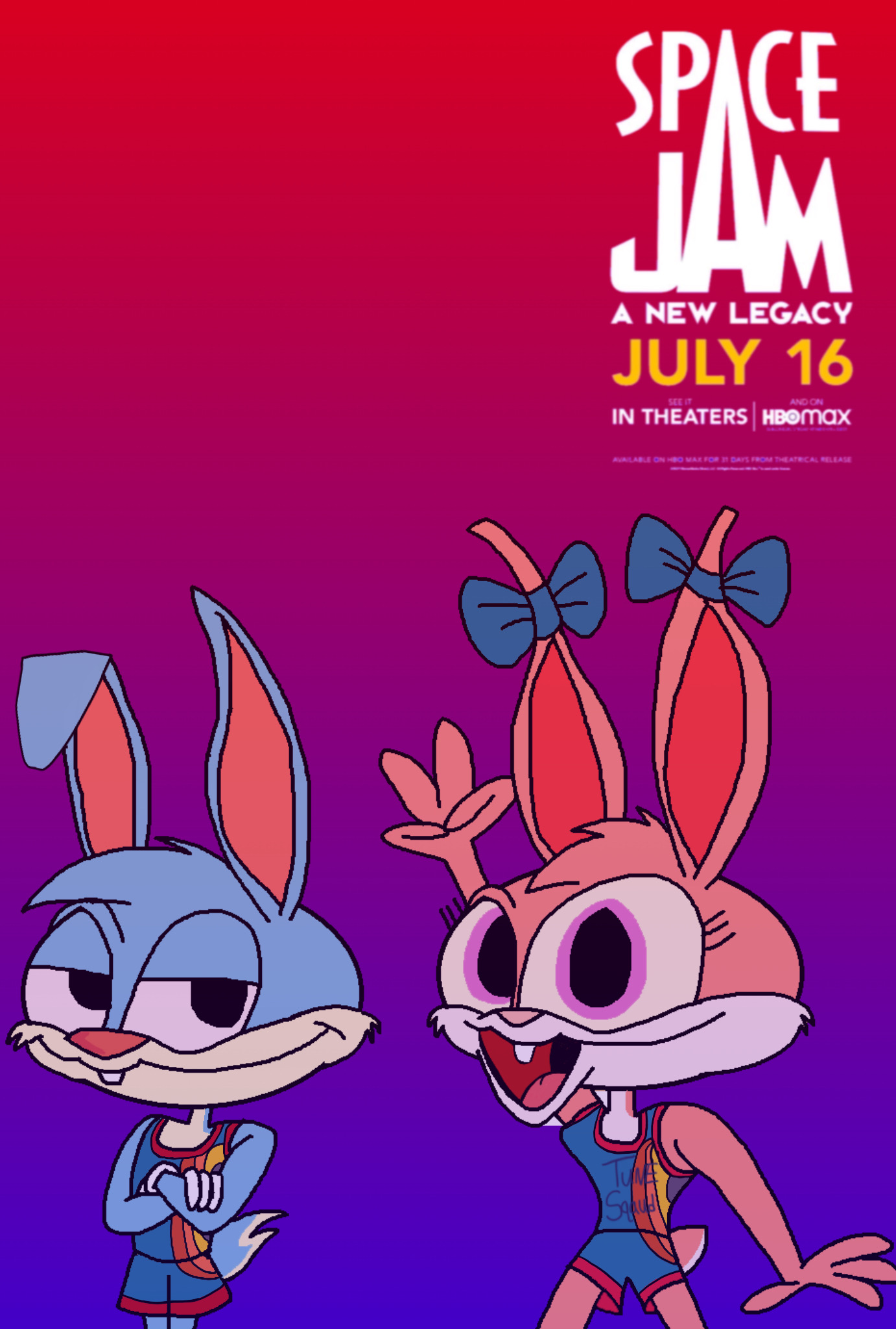 Babs and Buster Bunny Poster by RJToons on DeviantArt