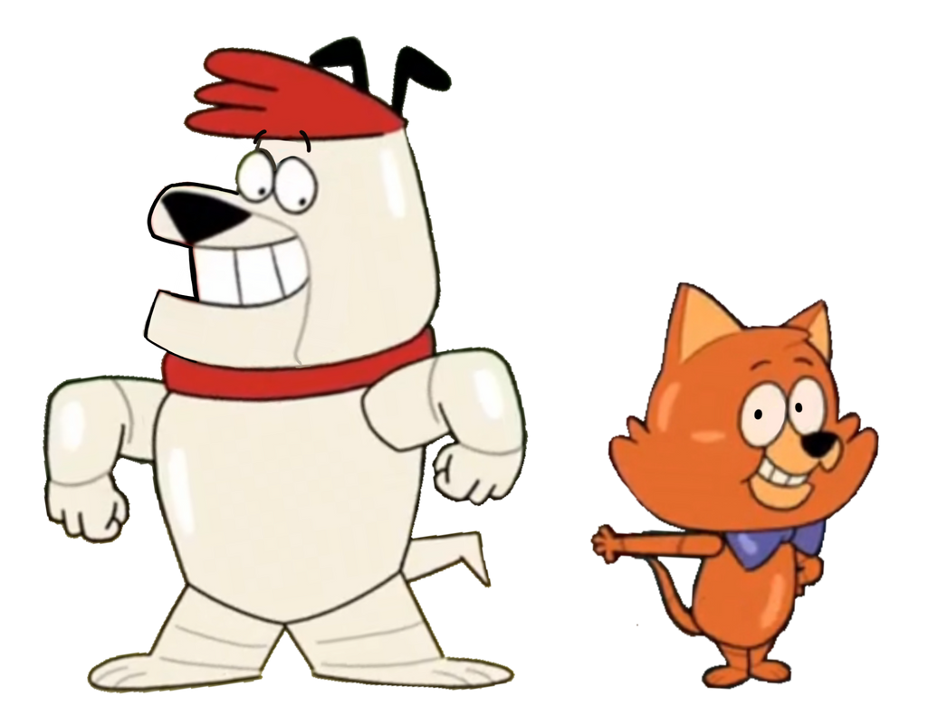 Cartoon Dog Ruff Ruff and Reddy PNG by RJToons on DeviantArt